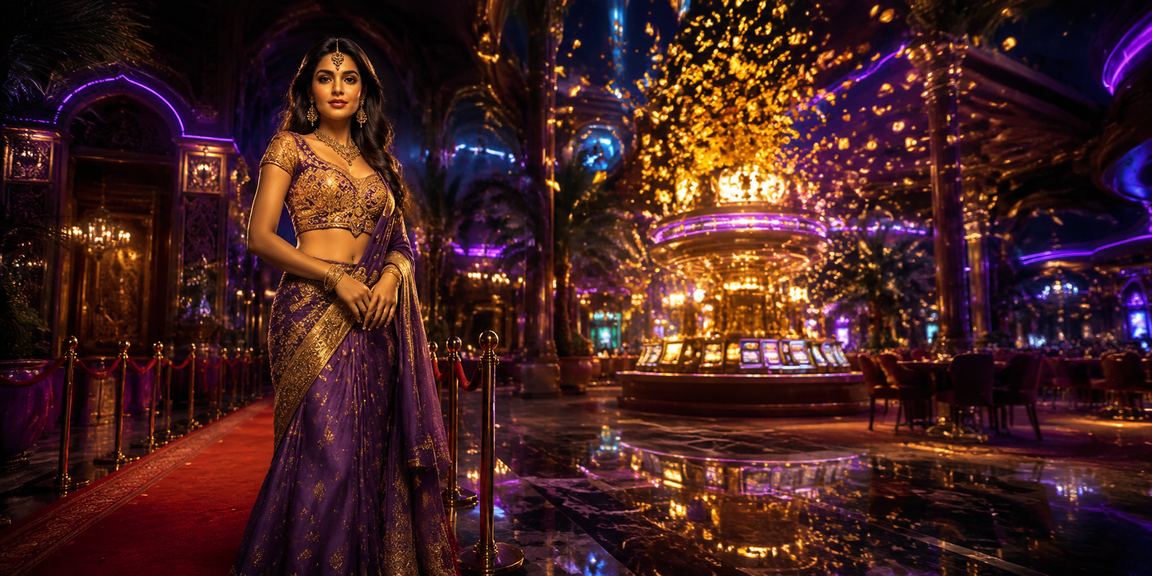 Bollywood themed casino interface preview on mobile device